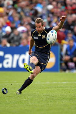 Chris Paterson kicks